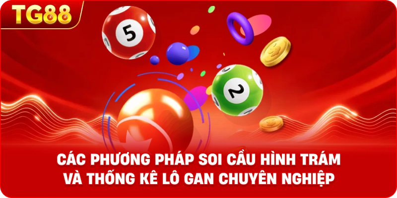 Đồ họa minh họa các phương pháp soi cầu hình trám và thống kê lô gan chuyên nghiệp